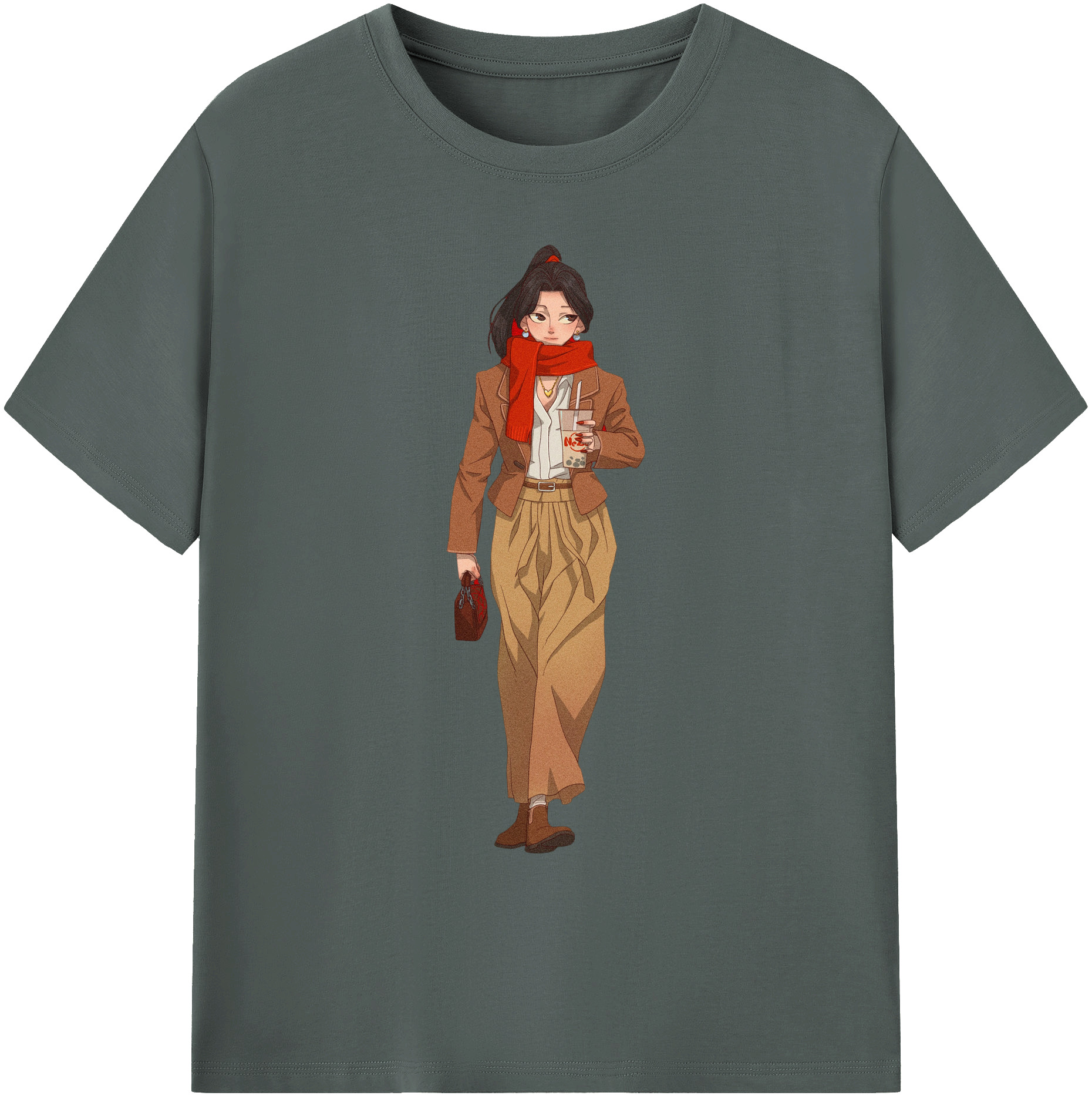 （画像用） Ne Zha 2 ナタ 魔童の大暴れ 綿100％ メンズ半袖Tシャツ｜肌触りやわらか＆通気性